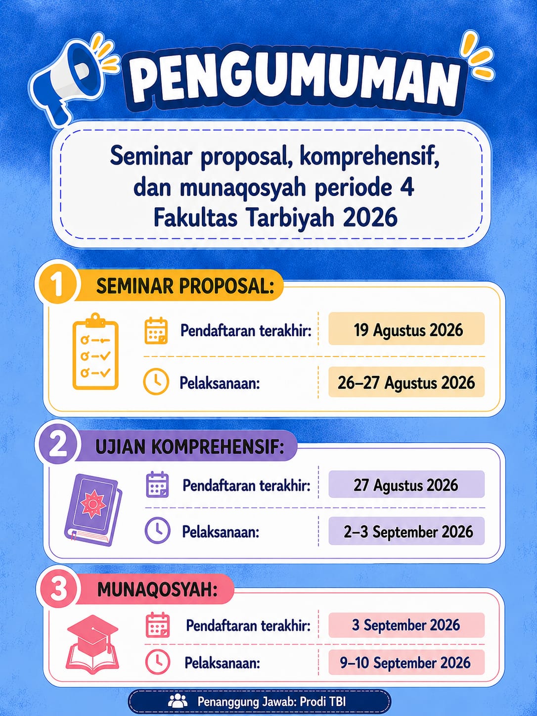 Ujian Munaqosyah Periode 4 Tahun 2026