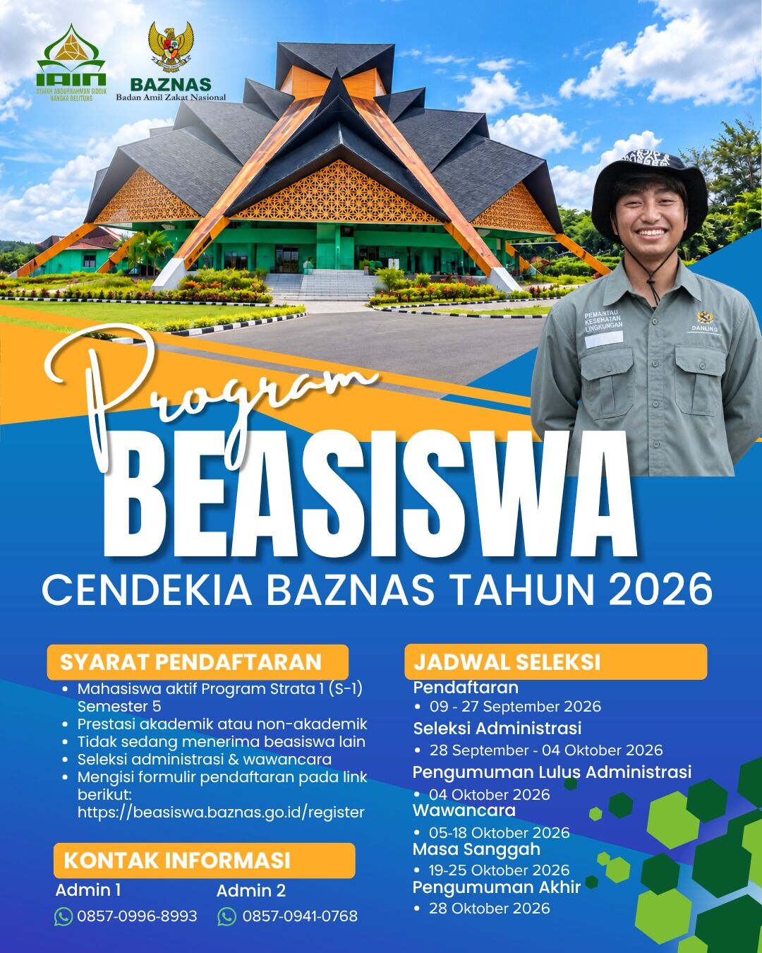 Pendaftaran Beasiswa Cendekia BAZNAS Tahun 2026 Resmi Dibuka