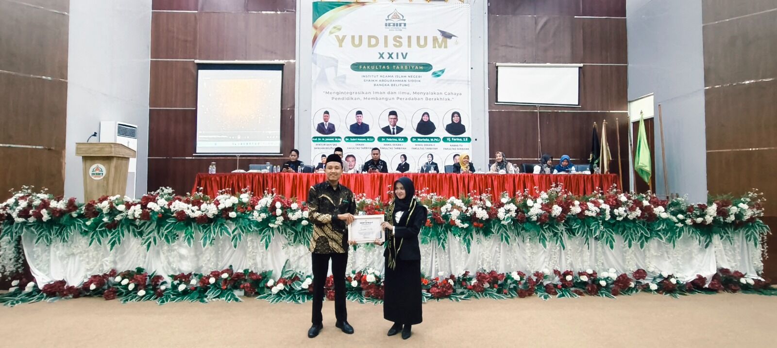 Program Studi PAI Fakultas Tarbiyah IAIN SAS Bangka Belitung Yudisiumkan 50 Mahasiswa, Lulusan Terbaik Fakultas Tarbiyah Raih IPK 3,97